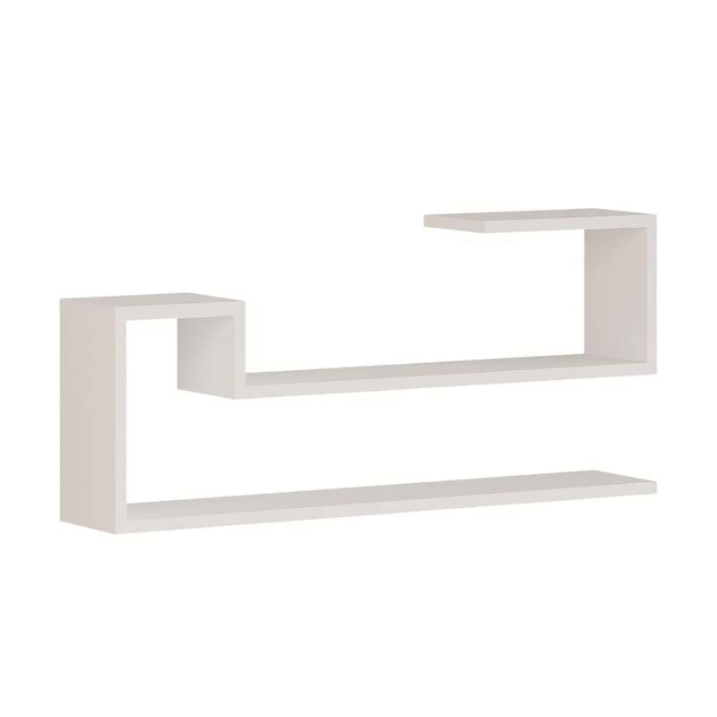 Melto Vegghylle 90x41,2x17 cm - Hvit - Oppbevaring - Hyller - Vegghylle
