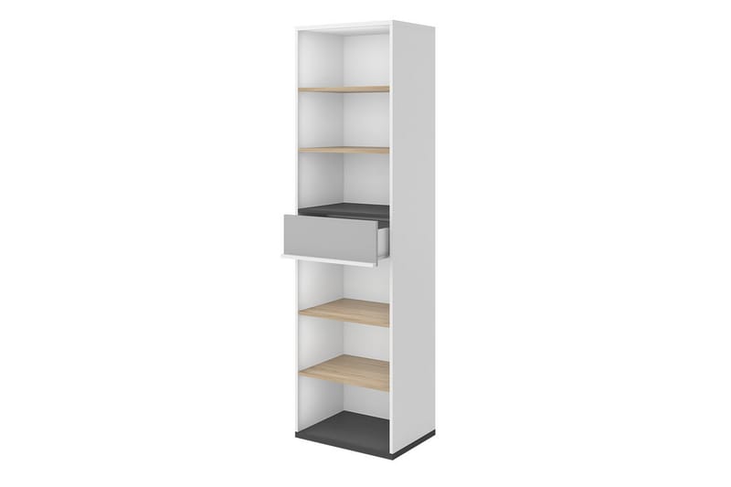 Metropolitan Bokhylle 55x40 cm - Brun/Hvit/Lysegrå/Sort - Oppbevaring - Hyller - Bokhylle