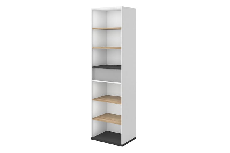 Metropolitan Bokhylle 55x40 cm - Brun/Hvit/Lysegrå/Sort - Oppbevaring - Hyller - Bokhylle
