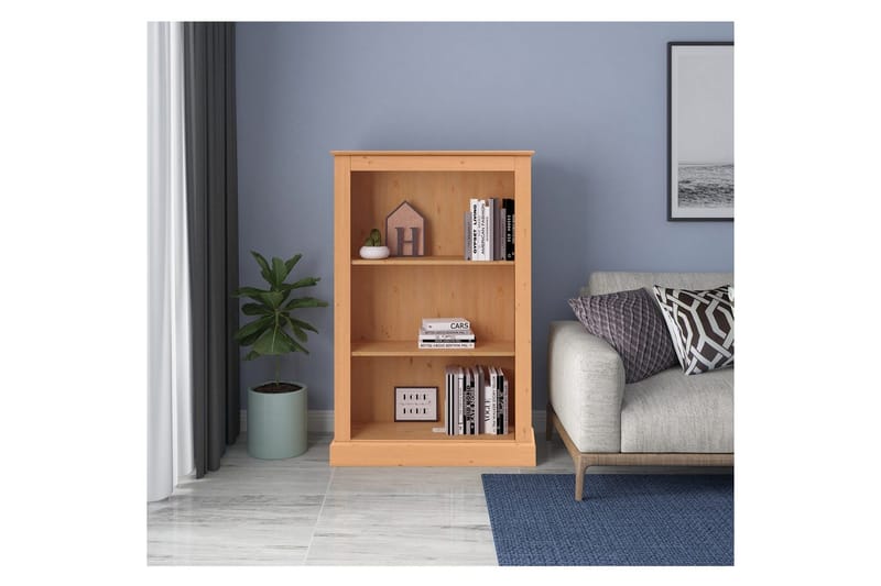 Mille Bokhylle 120x77 cm - Brun - Oppbevaring - Hyller - Bokhylle