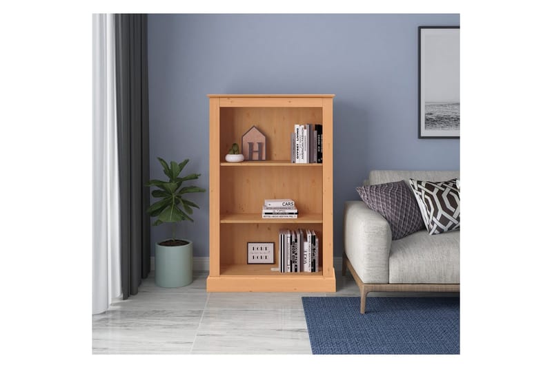 Mille Bokhylle 120x77 cm - Brun - Oppbevaring - Hyller - Bokhylle