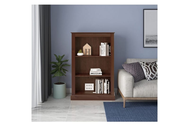 Mille Bokhylle 120x77 cm - Brun - Oppbevaring - Hyller - Bokhylle