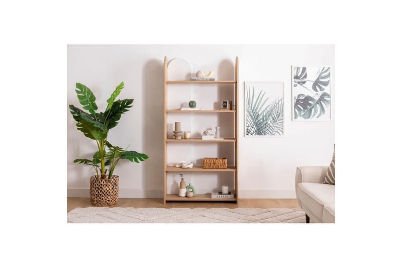 Mirra Bokhylle 90 cm - Blå/Hvit - Oppbevaring - Hyller - Bokhylle