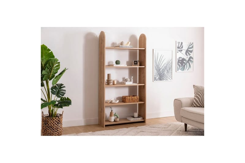 Mirra Bokhylle 90 cm - Blå/Hvit - Oppbevaring - Hyller - Bokhylle