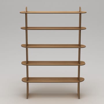 Molira Bokhylle 102x215 cm - Naturlig tre - Oppbevaring - Hyller - Bokhylle