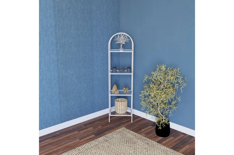 Monaia Bokhylle 40 cm - Hvit - Oppbevaring - Hyller - Bokhylle