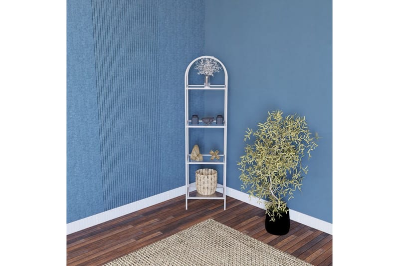 Monaia Bokhylle 40 cm - Hvit - Oppbevaring - Hyller - Bokhylle