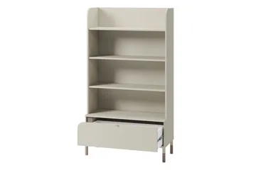 Monfort Bokhylle 89 cm i Lyst Tre - Beige - Oppbevaring - Hyller - Bokhylle