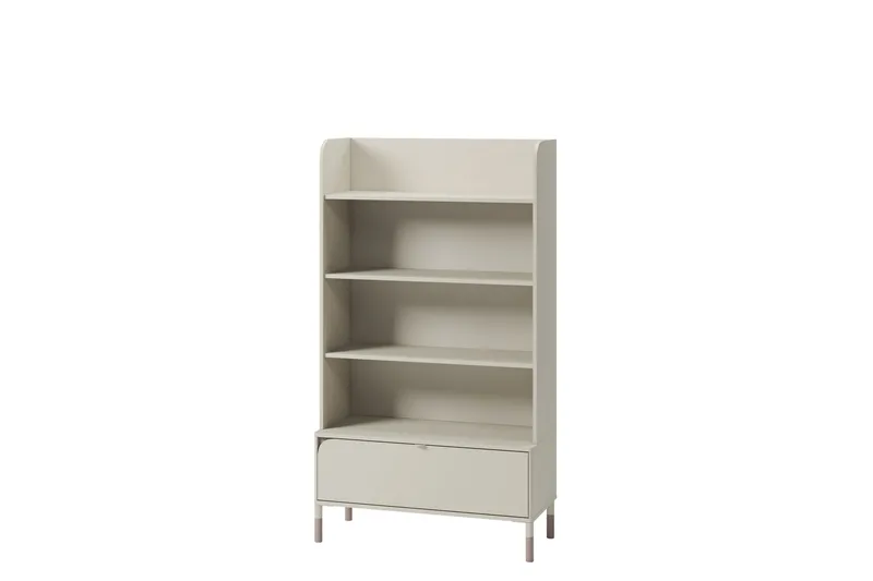 Monfort Bokhylle 89 cm i Lyst Tre, Beige
