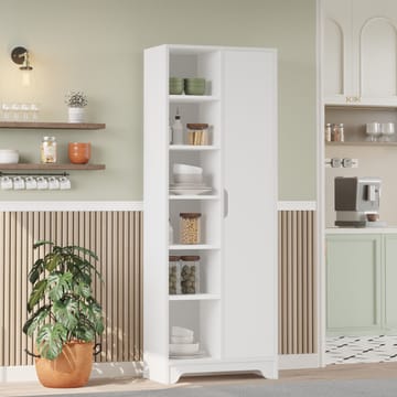 Multi Purpose Cabinet Homitis Hvit - Oppbevaring - Hyller - Bokhylle