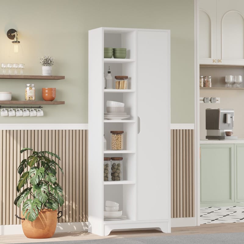 Multi Purpose Cabinet Homitis Hvit - Oppbevaring - Hyller - Bokhylle