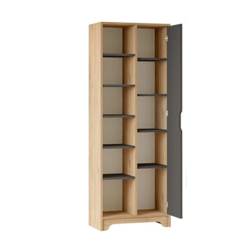 Multi Purpose Cabinet Homitis Eik antrasitt - Eik/Antrasitt - Oppbevaring - Hyller - Bokhylle