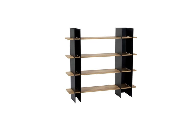 Nara Bokhylle 120 cm, Svart