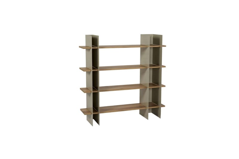 Nara Bokhylle 120 cm - Taupe - Oppbevaring - Hyller - Bokhylle