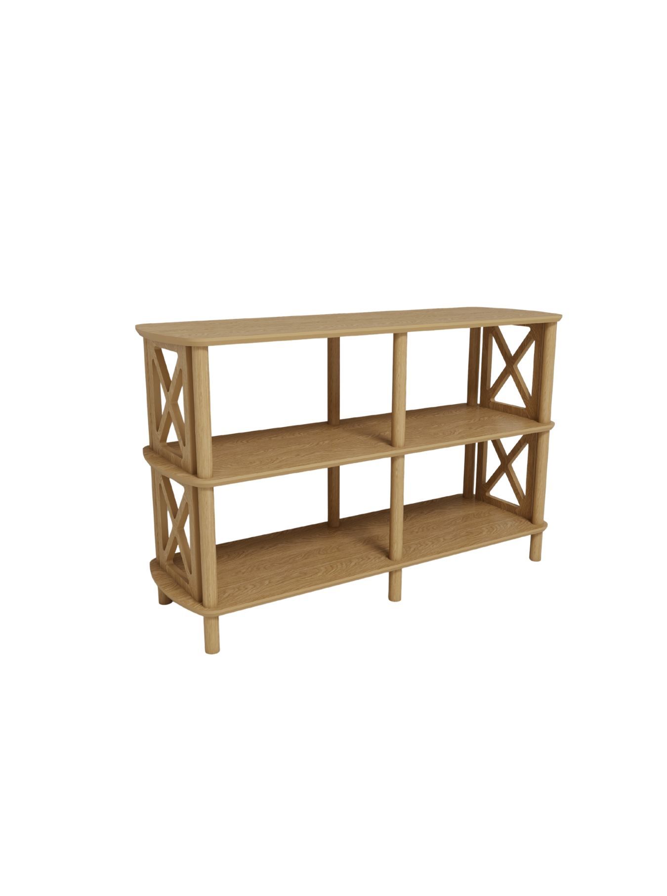 Nerola Bokhylle 80 cm - Eik