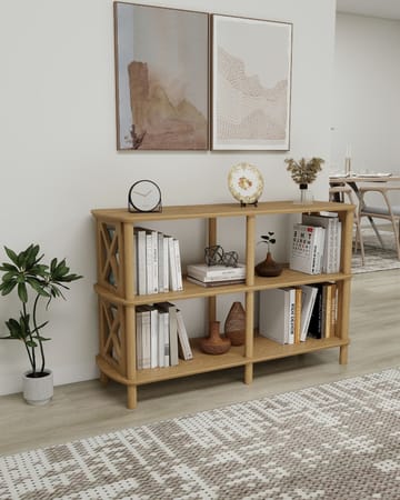 Nerola Bokhylle 80 cm - Eik - Oppbevaring - Hyller - Bokhylle