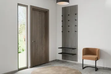 Nimes Tilbehørshylle 67x10,5 cm - Svart - Oppbevaring - Hyller - Vegghylle