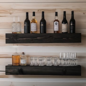 Norin Vegghylle 60 cm i Tre - Svart - Oppbevaring - Hyller - Vegghylle