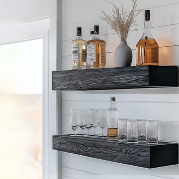Norin Vegghylle 60 cm i Tre - Svart - Oppbevaring - Hyller - Vegghylle