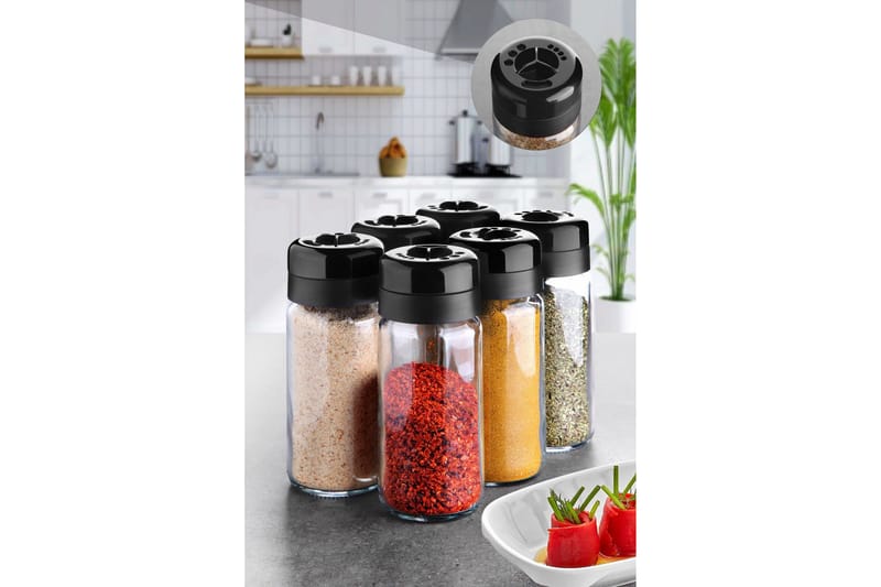 Hafing Krydderstativ, Transparent