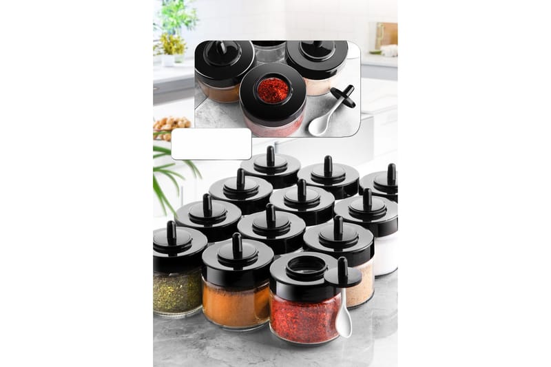 Kazuha Krydderstativ, Transparent