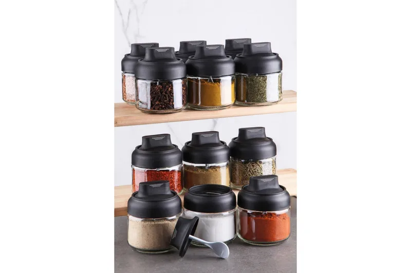 Kazuha Krydderstativ, Svart