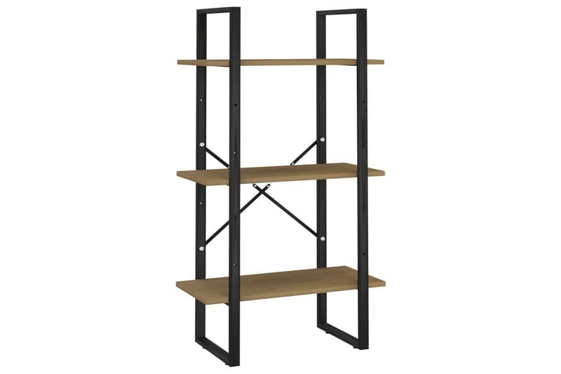 Oppbevaringshylle 60x30x105 cm heltre furu brun - Brun - Oppbevaring - Hyller - Bokhylle