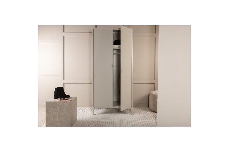 Garderobe Piring - Beige - Oppbevaring - Klesoppbevaring - Garderober & garderobesystem - Garderobeskap & klesskap