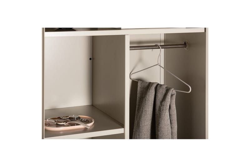 Garderobe Piring - Beige - Oppbevaring - Hyller - Oppbevaringshylle - Lagerhylle
