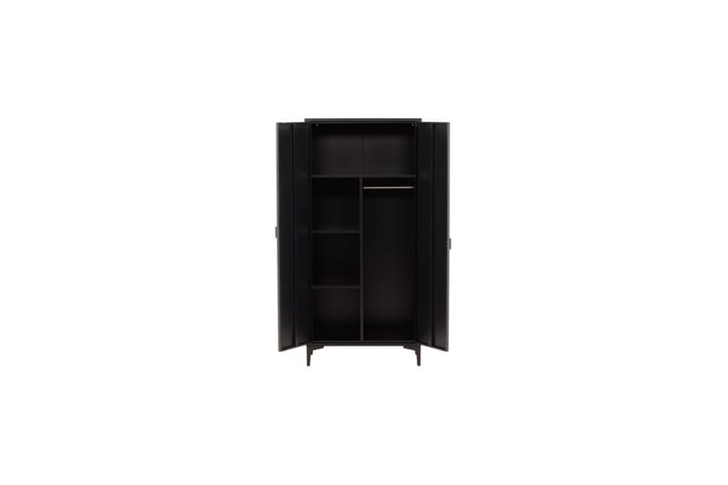 Garderobe Piring - Svart - Oppbevaring - Hyller - Oppbevaringshylle - Lagerhylle