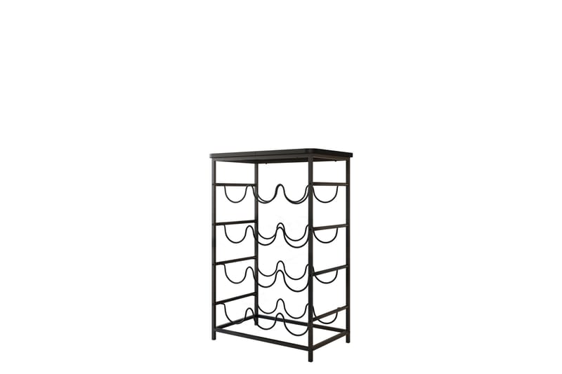 Haru Vinstativ 40x26 cm 60x - Svart - Oppbevaring - Hyller - Oppbevaringshylle - Vinstativ & vinhylle