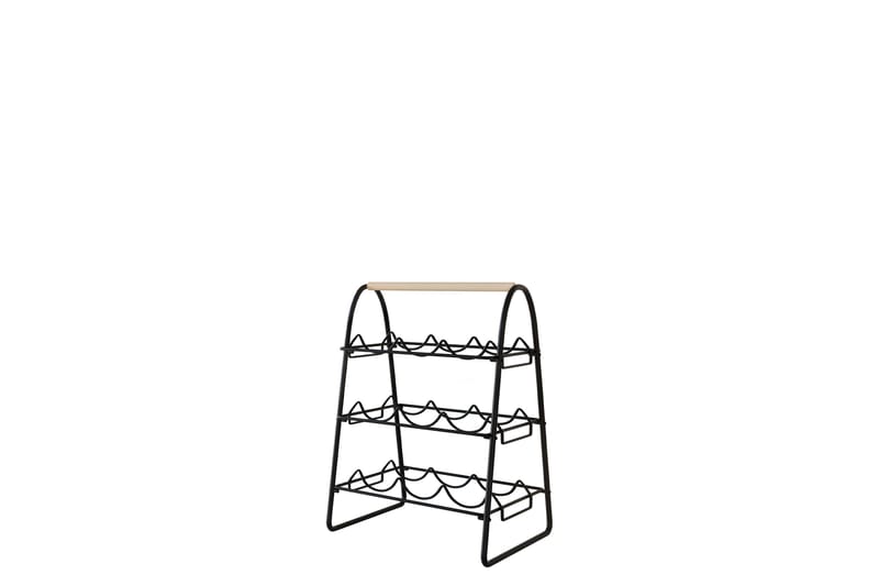 Haruaki Vinstativ 33x29 cm 46x - Svart - Oppbevaring - Hyller - Oppbevaringshylle - Vinstativ & vinhylle