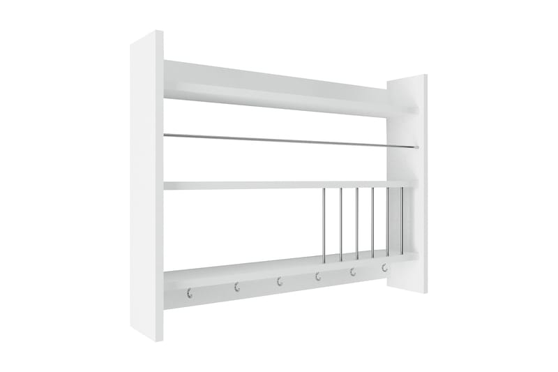 Lesince Krydderhylle 85x15 cm, Hvit