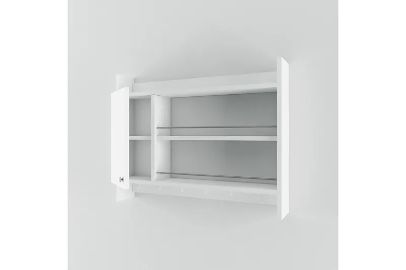 Nivillac Krydderhylle 85x15 cm - Hvit - Oppbevaring - Hyller - Oppbevaringshylle - Krydderhylle & krydderstativ