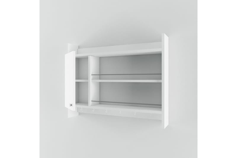 Nivillac Krydderhylle 85x15 cm - Hvit - Oppbevaring - Hyller - Oppbevaringshylle - Krydderhylle & krydderstativ