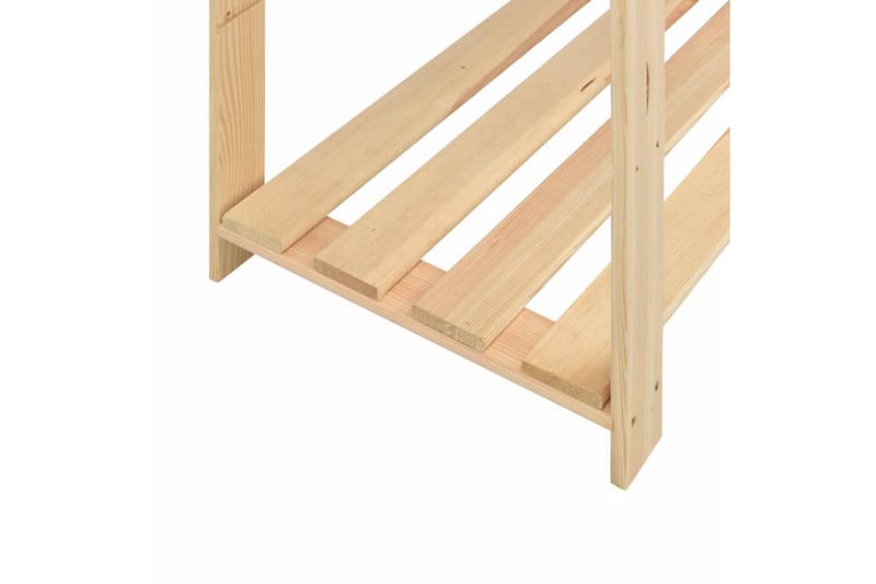 Oppbevaringshylle 5 etasjer 170x38x170cm heltre furu 500 kg - Beige - Oppbevaring - Hyller - Oppbevaringshylle - Lagerhylle