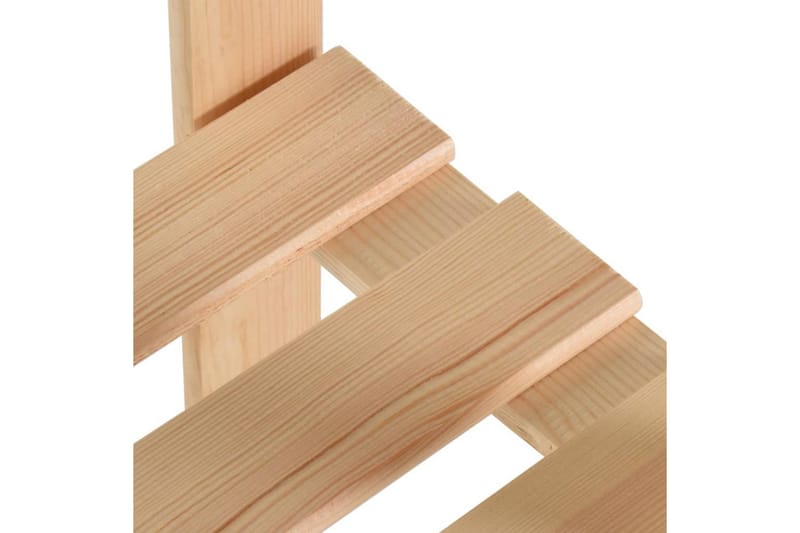 Oppbevaringshylle 5 etasjer 80x28,5x170 cm heltre furu - Brun - Oppbevaring - Hyller - Oppbevaringshylle - Lagerhylle