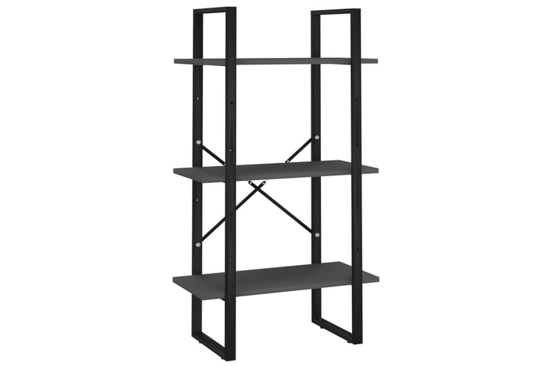Oppbevaringshylle grå 60x30x105 cm sponplate - Grå - Oppbevaring - Hyller - Oppbevaringshylle - Lagerhylle