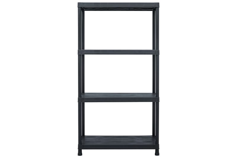 Oppbevaringshylle svart 100 kg 60x30x138 cm plast - Oppbevaring - Hyller - Oppbevaringshylle - Lagerhylle