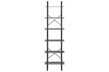 Oppbevaringshyller 2 stk grå 60x30x210 cm heltre furu - Grå - Oppbevaring - Hyller - Oppbevaringshylle - Lagerhylle