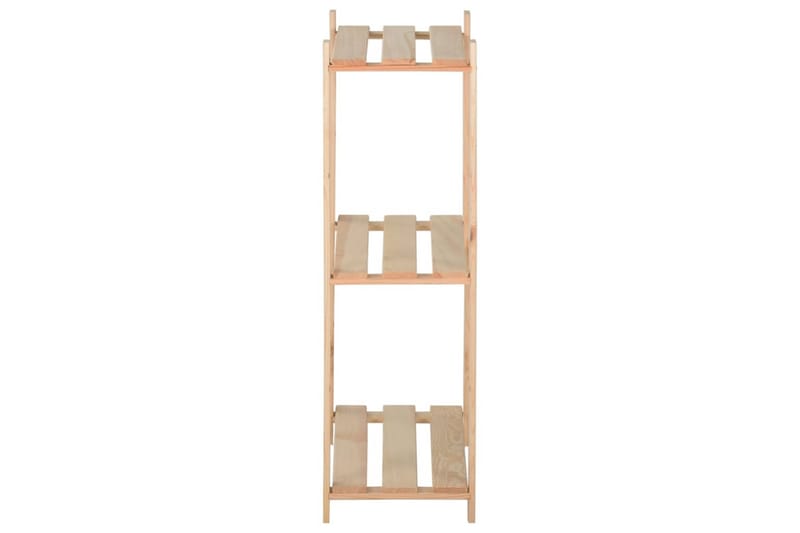 Oppbevaringshylle 3 etasjer 60x28,5x90 cm heltre furu - Brun - Oppbevaring - Hyller - Oppbevaringshylle - Lagerhylle