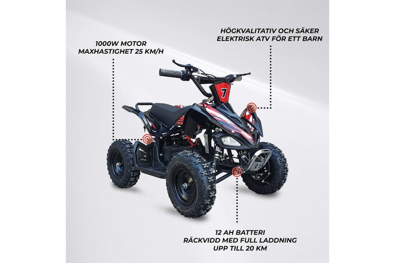 Swoop El-Firehjuling Adventurer 1000W - Blå - Oppbevaring - Hyller - Oppbevaringshylle - Lagerhylle