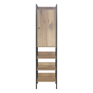 Vinstativ Bjeldor Rustic melamin 44x40x180 cm - brun - Oppbevaring - Hyller - Oppbevaringshylle - Vinstativ & vinhylle