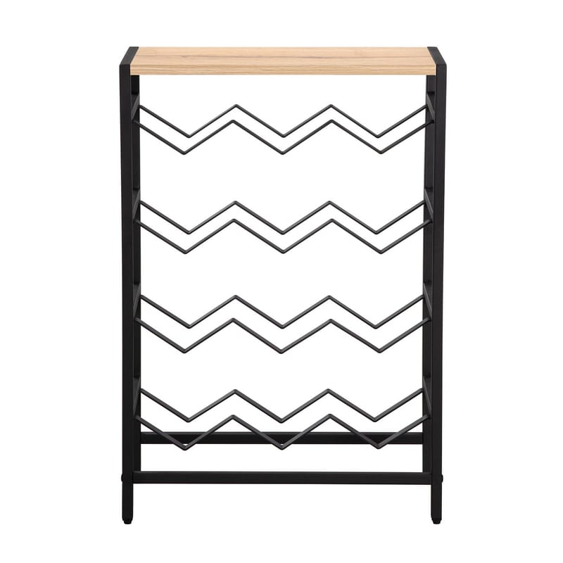 Vinstativ Bjeldor Rustic melamin 48x24x70 cm - brun - Oppbevaring - Hyller - Oppbevaringshylle - Vinstativ & vinhylle
