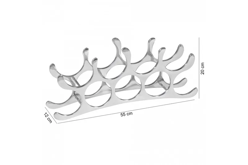 Cornett Vinstativ - Sølv - Oppbevaring - Hyller - Oppbevaringshylle - Vinstativ & vinhylle