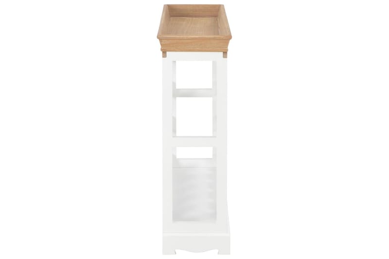 Vinhylle hvit 70x22,5x70,5 cm MDF - Oppbevaring - Hyller - Oppbevaringshylle - Vinstativ & vinhylle