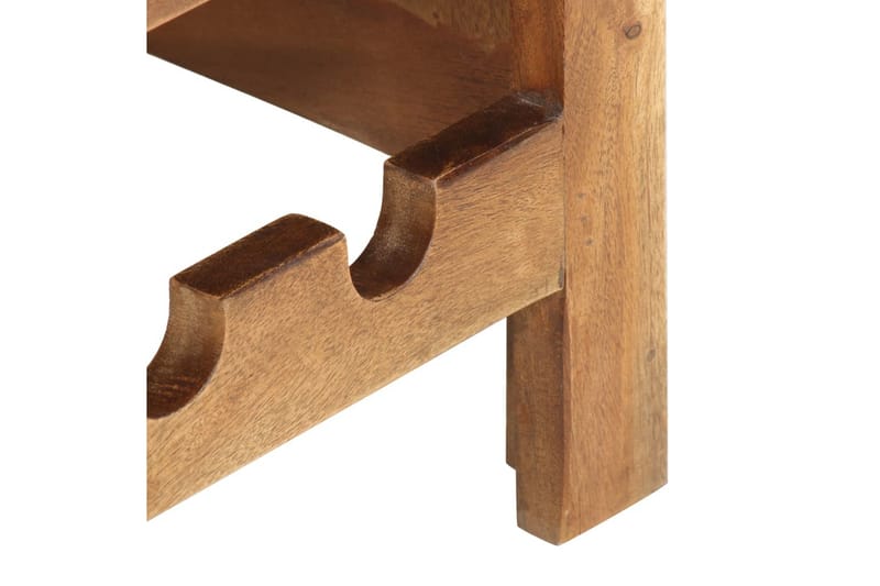 Vinskap 40x30x80 cm heltre akasie - Brun - Oppbevaring - Hyller - Oppbevaringshylle - Vinstativ & vinhylle
