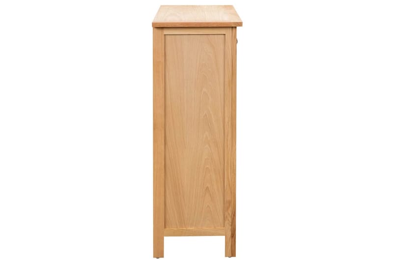 Vinskap 72x32x90 cm heltre eik - Oppbevaring - Hyller - Oppbevaringshylle - Vinstativ & vinhylle