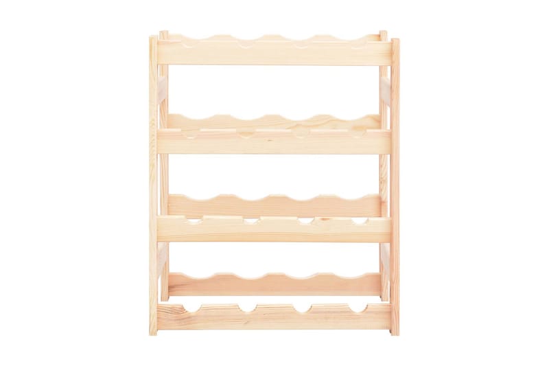 Vinstativ for 16 flasker furu - Beige - Oppbevaring - Hyller - Oppbevaringshylle - Vinstativ & vinhylle