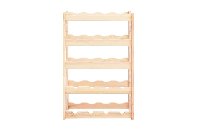 Vinstativ for 20 flasker furu - Beige - Oppbevaring - Hyller - Oppbevaringshylle - Vinstativ & vinhylle